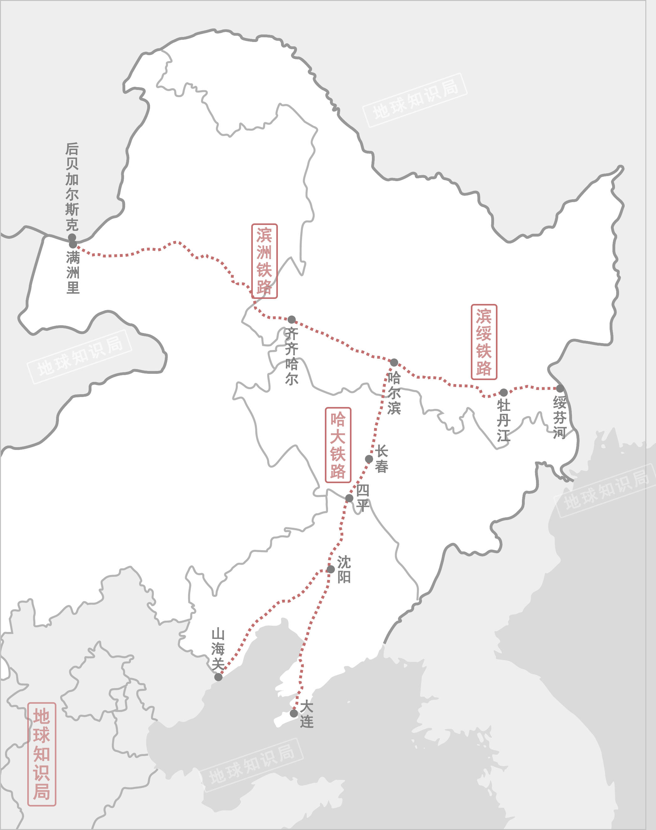 中俄高铁线路图图片