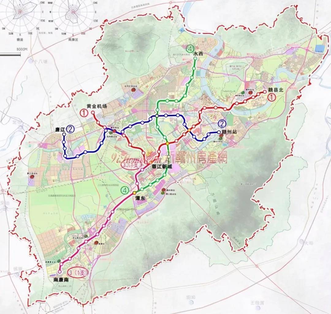 赣州地铁线路图片