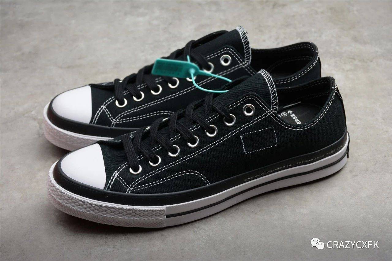 67fragmentxmonclerxconverse1970s匡威藤原浩闪电三方联名帆布鞋