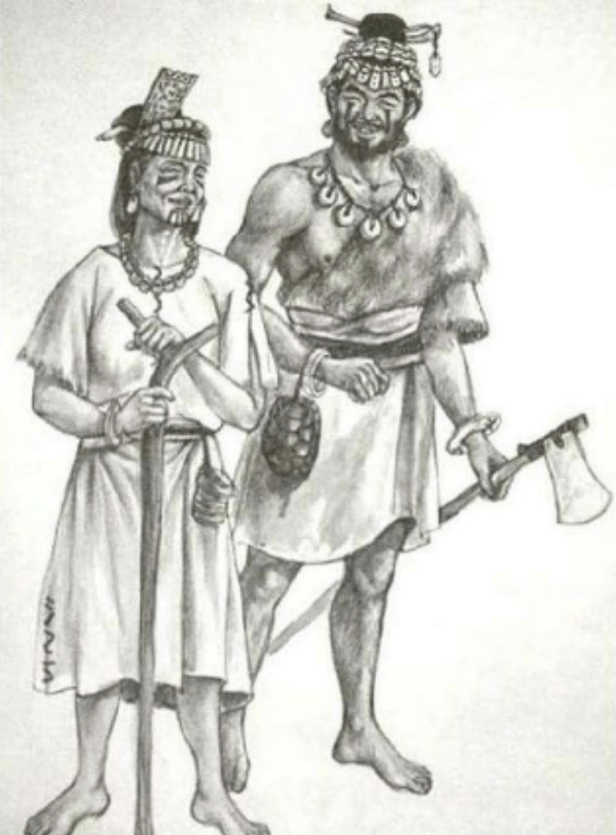 大汶口文化人物复原相 大汶口文化代表的东夷人虽然足迹很广,北到