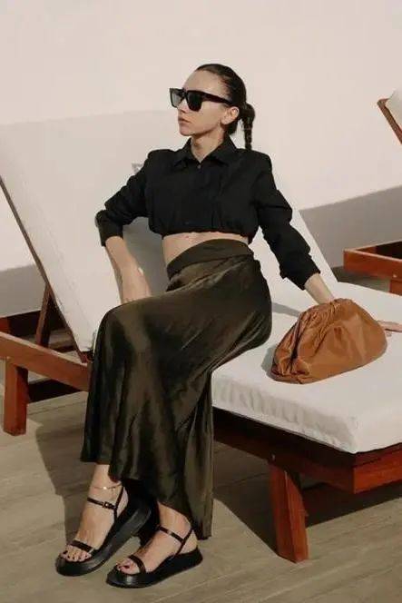 原创短上衣 高腰下装=夏天必火cp,又欲又a,美炸了!