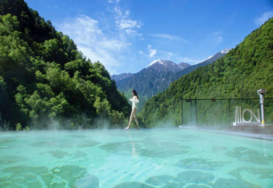 川西之夏太美好_温泉