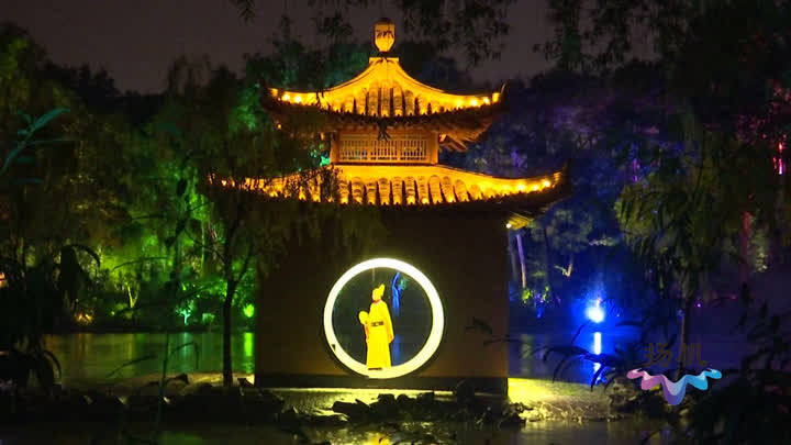 感受精彩"夜扬州" 瘦西湖夜游,夜市启动