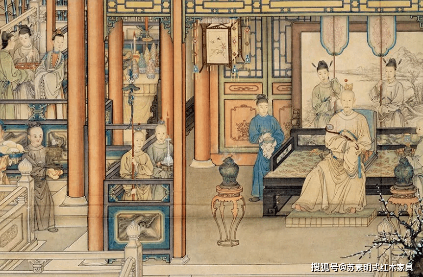 中国真正的风雅,古画中的榻、桌、椅、凳!_家具