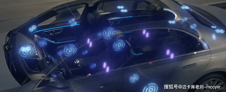 感受高端4d环绕立体声震撼音质21款奔驰s400升级新版柏林之声音响系统