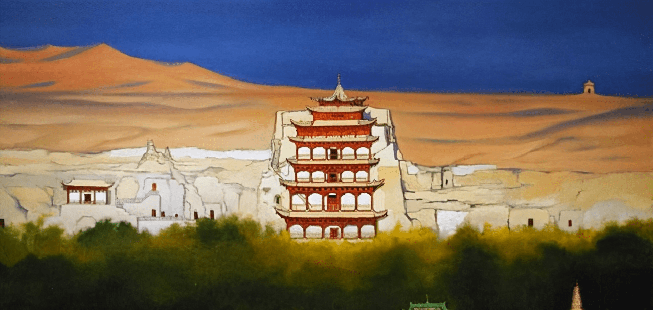 七旬旅日华侨面朝大海"念瀚海":探当代石窟"再续敦煌"