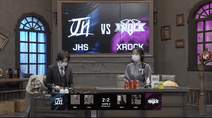 双方|第五人格2021IVL夏季赛常规赛JHS vs XROCK第二局