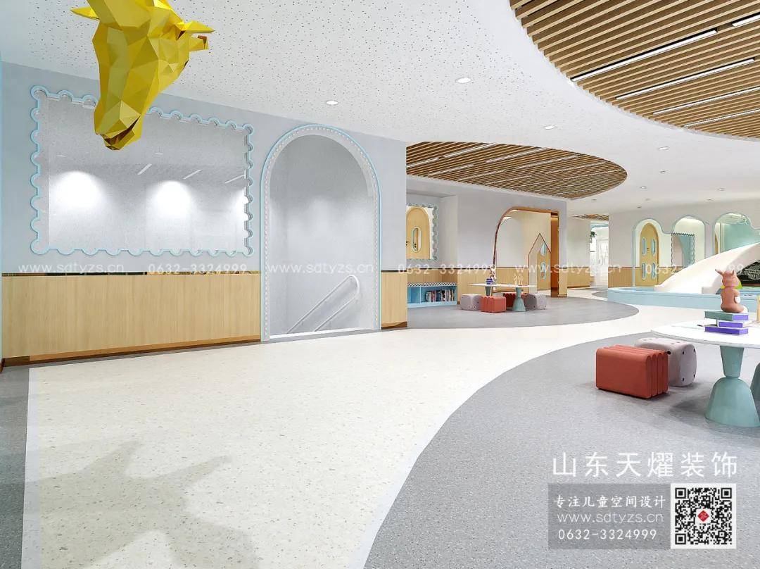 设计|有 “艺” 又有 “料” 的高颜值亲子园【儿童空间设计】