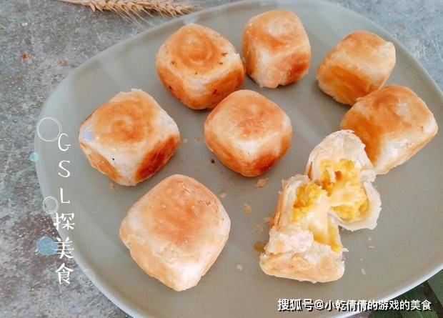 做法|小糕点这样做，可当成早餐，好看更好吃，外酥里糯，咬一口爆浆