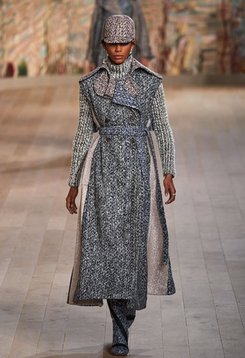 原创dior大秀好养眼新一季秋冬新品格纹大行其道时髦又有高级感