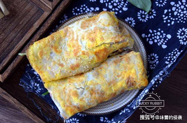 杂粮|早餐快手鸡蛋饼，5分钟搞定，健康卫生，比杂粮煎饼好吃多了