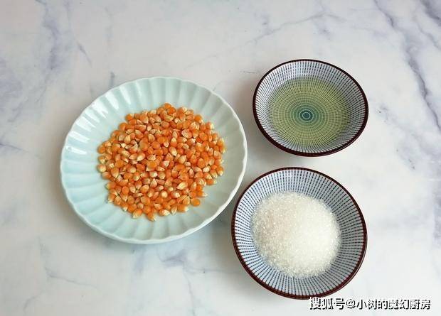 小火|1把玉米1勺白糖,教你在家做爆米花,2分钟爆一锅,粒粒开花香甜