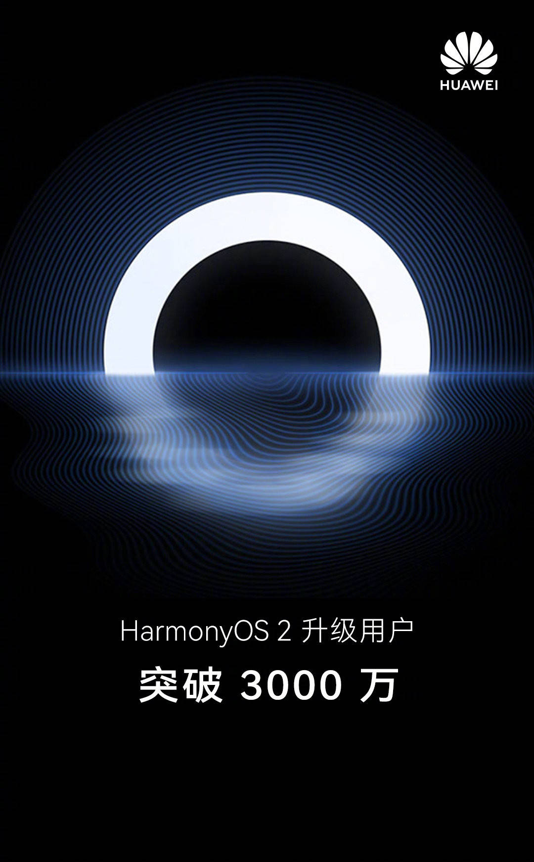 华为|发布月余，华为HarmonyOS 2升级用户数已突破3000万