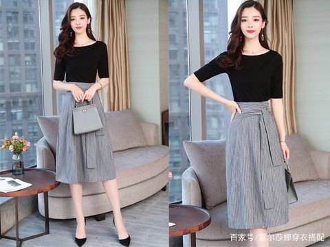 味儿|如果想偷个小懒就套装裙吧，时尚又不缺女人味儿