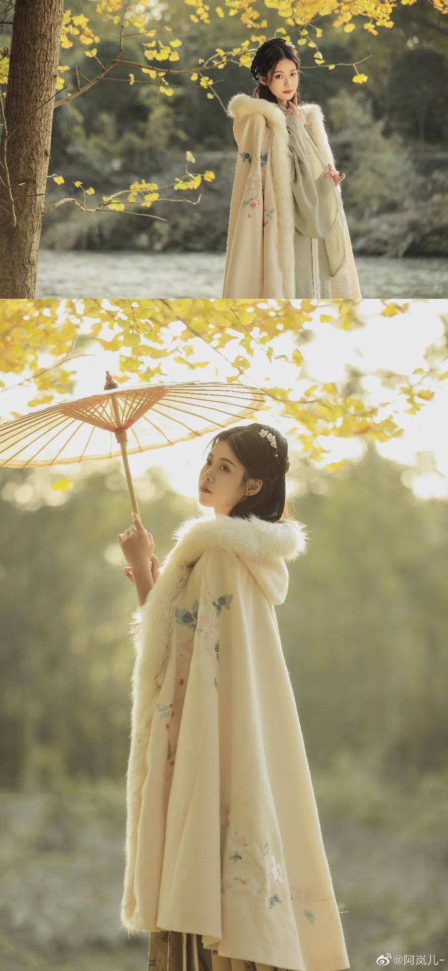 仙女|汉服小仙女:风吹一片叶,万物已惊秋