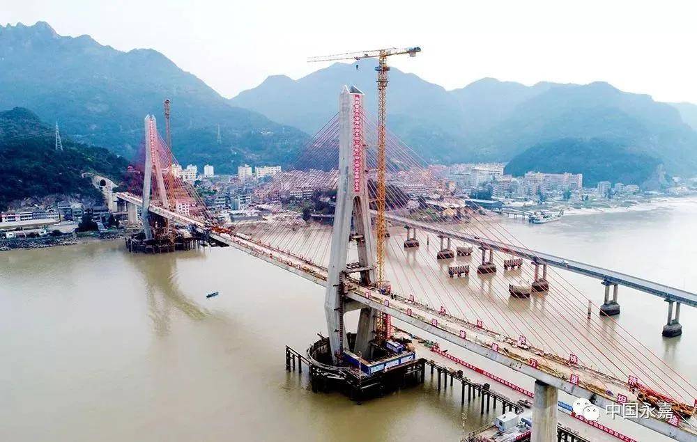 乐清湾港区铁路支线瓯江特大桥