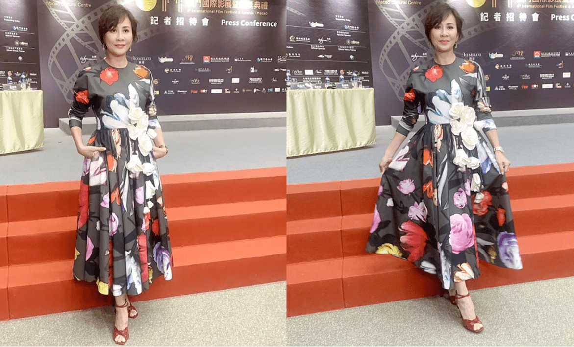 黑色|刘嘉玲真是个俏老太,这么大岁数穿花衣也没压力,虽浮夸但挺抢镜