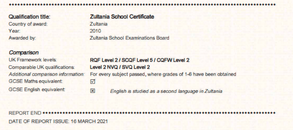 ecctis reference number for your phd