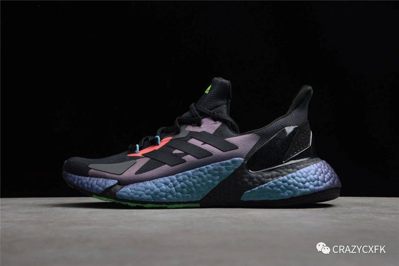 后掌|阿迪达斯 Adidas X9000L4 Boost 复古机能风缓震跑鞋