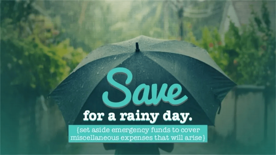 英语习语解析 Save For A Rainy Day To