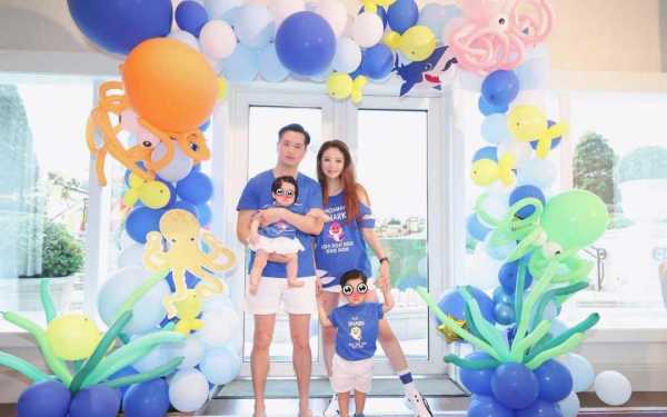 视觉|安以轩一家为大儿子庆生，穿露肩T恤配麻花辫像“少女”，太美了