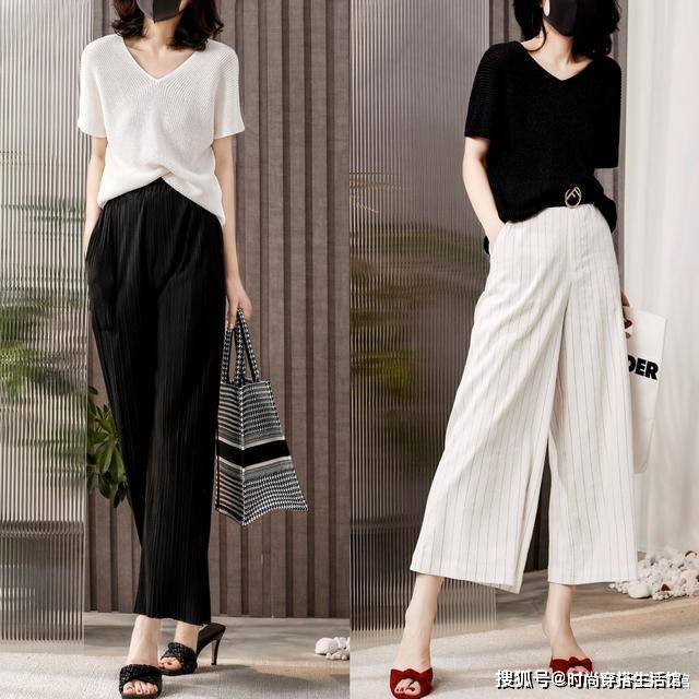 高跟鞋|怕冷的中年女人，夏天少穿短裤，试试这样穿，演绎知性美