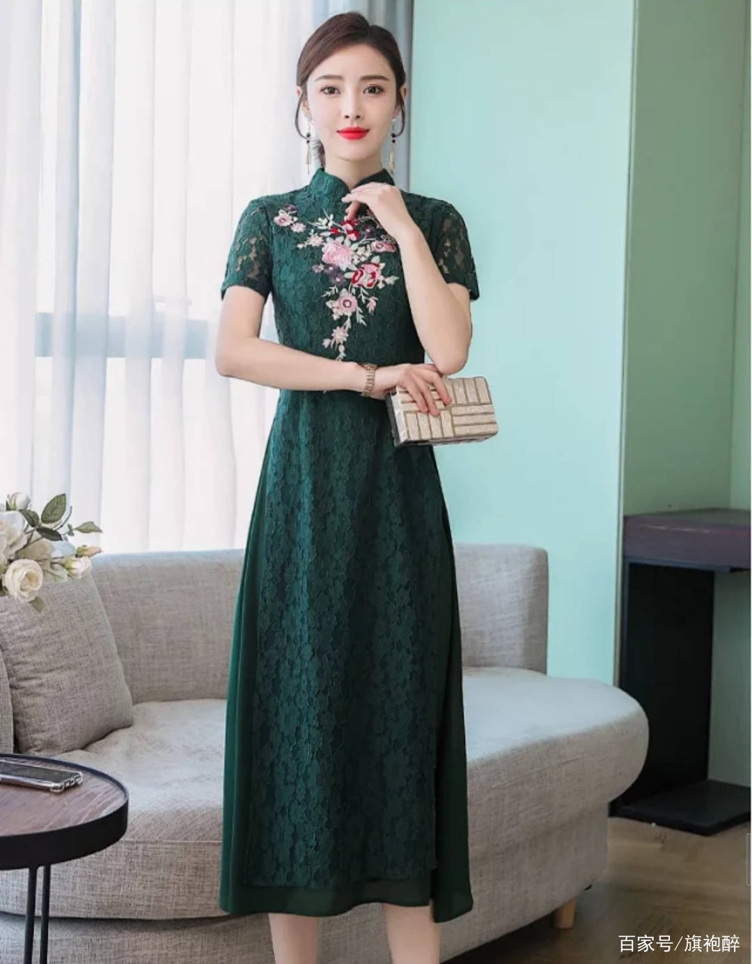 女子|小香风A字旗袍裙，轻松打造自信经典潮人范儿！