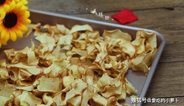 烤箱|宝贝最爱的苹果新吃法, 无添加又脆又甜嘎嘣响, 比买的划算多了