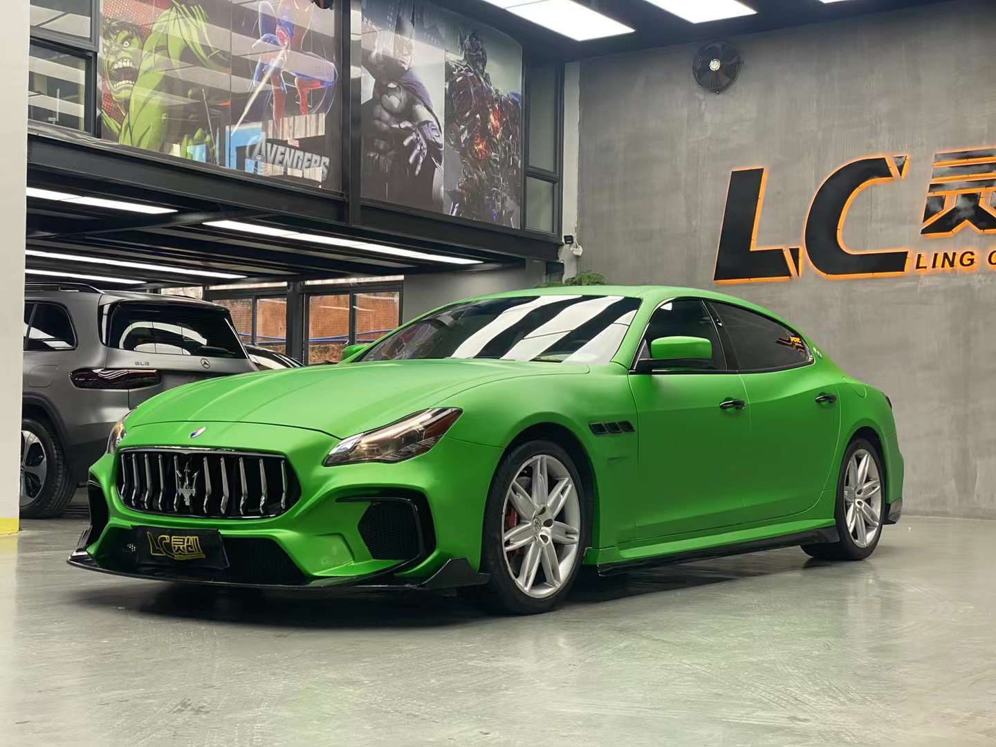 玛莎总裁贴膜ekfilmek改色膜amg绿魔