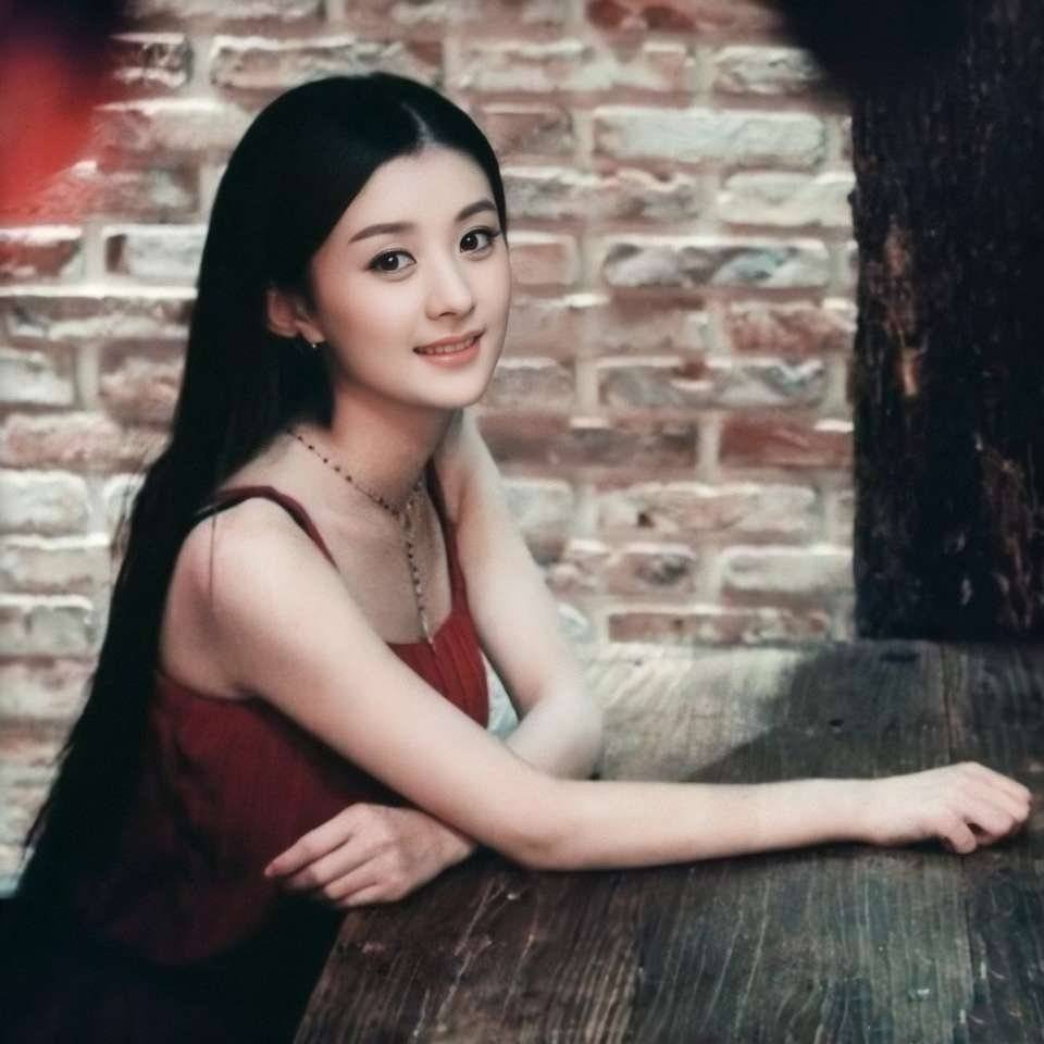 黑长直|“黑长直”最服赵丽颖，清冷惊艳小白花气质，可以靠颜值非靠实力