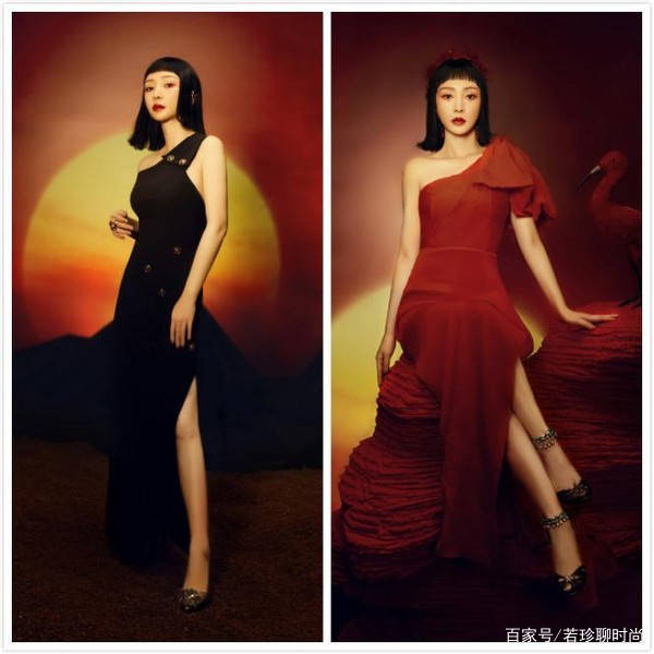 宣传|柳岩也太喜欢这件裙子了，宣传不同的活动用了好几次，还有点可爱