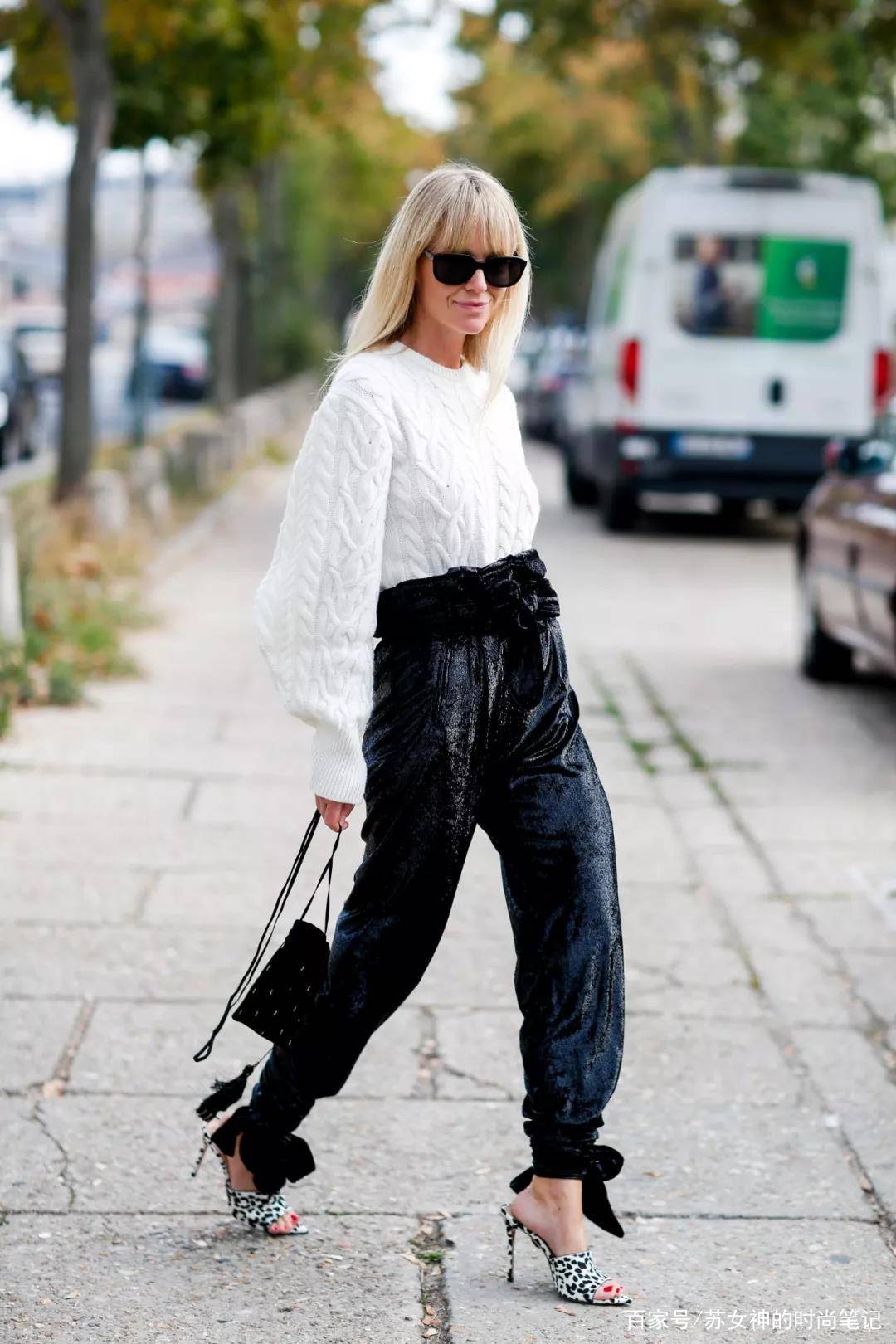 设计|别穿阔腿裤了，今年流行这条“扎脚裤”，遮肉显瘦，潮人早穿上了