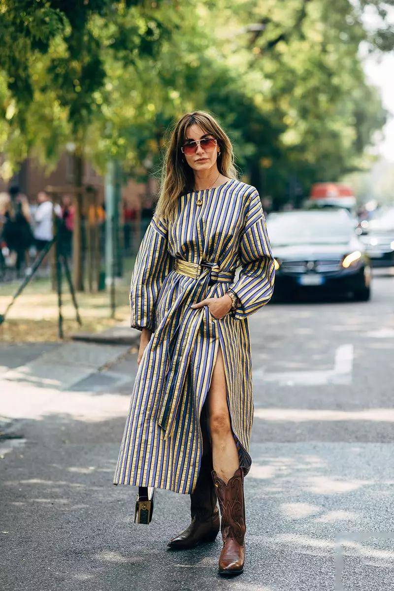 女生|会穿的女人都不穿过膝靴,都穿这款“牛仔靴”,轻松解决腿粗烦恼