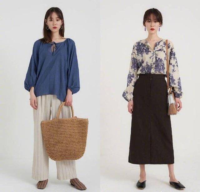 条纹|橘红色衬衣+牛仔半身裙+奶奶鞋搭配直接彰显文艺范儿