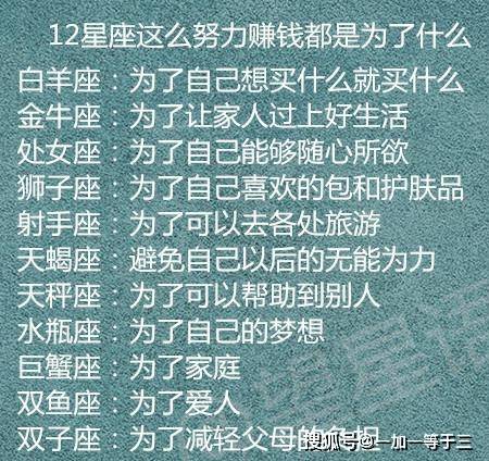 12星座這麼努力賺錢都是為了什麼,十二星座女誰最不愛在人前流淚