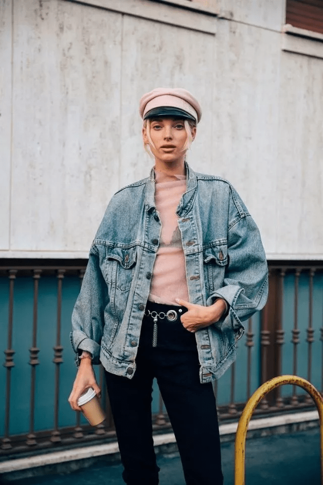 牛仔服|深夏不要瞎打扮，瞧瞧今年超火的“报童帽”，复古洋气美的叛逆！