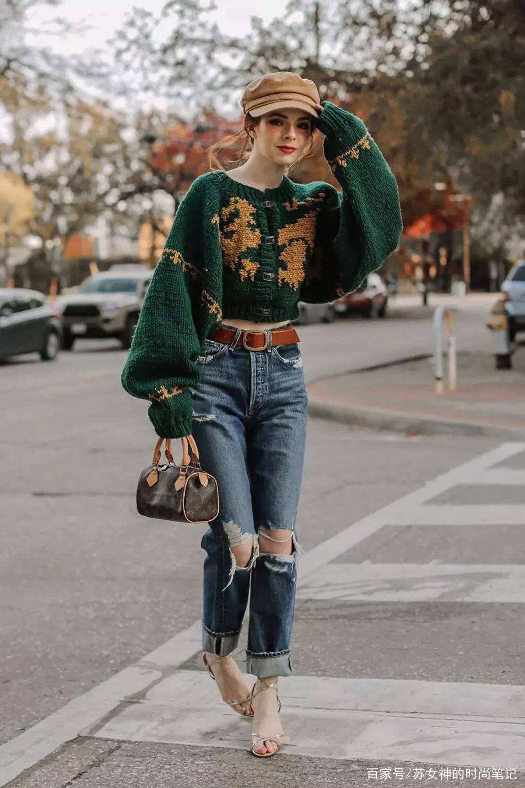 女生|比阔腿裤还显瘦，这条“爸爸裤”才是今年的主流，遮肉又时髦！