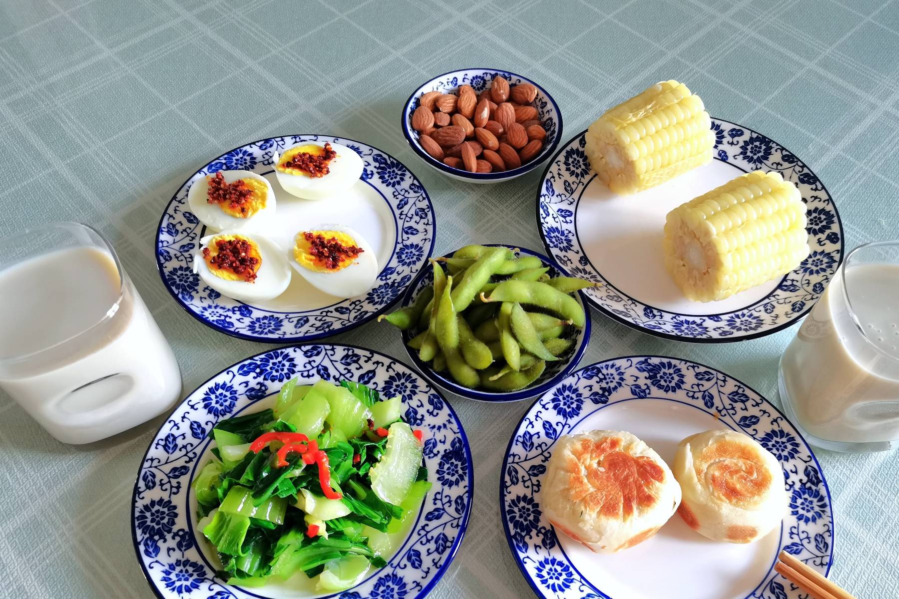 蔬菜|7月份,我家早餐这样吃,粗粮多,蔬菜多,家人越吃身体越苗条了