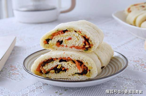 因为|早餐试试这道面食，特别是馅料，百吃不厌，家人说比吃肉包子过瘾