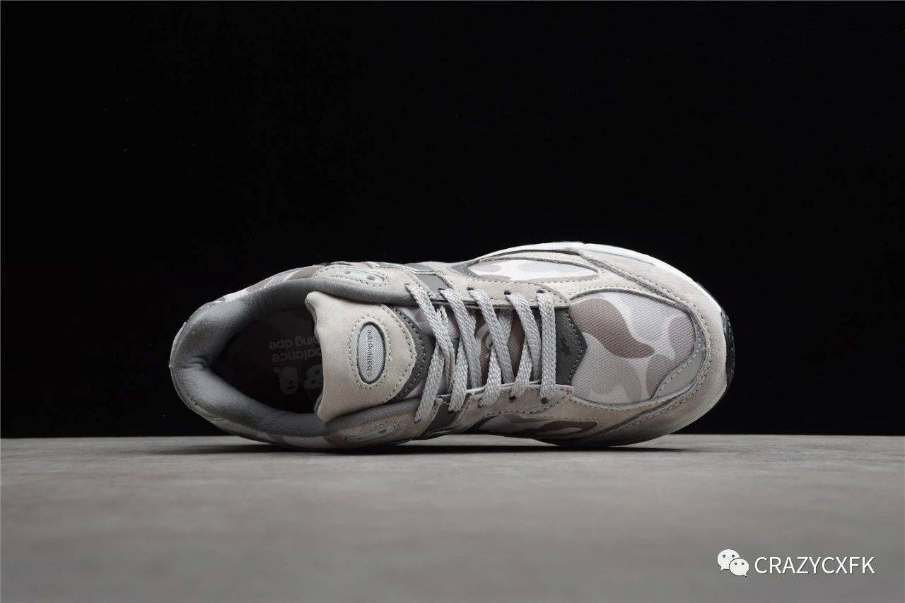 新百|新百伦NB联名灰迷彩 Bape x New Balance 2002 反光运动跑鞋