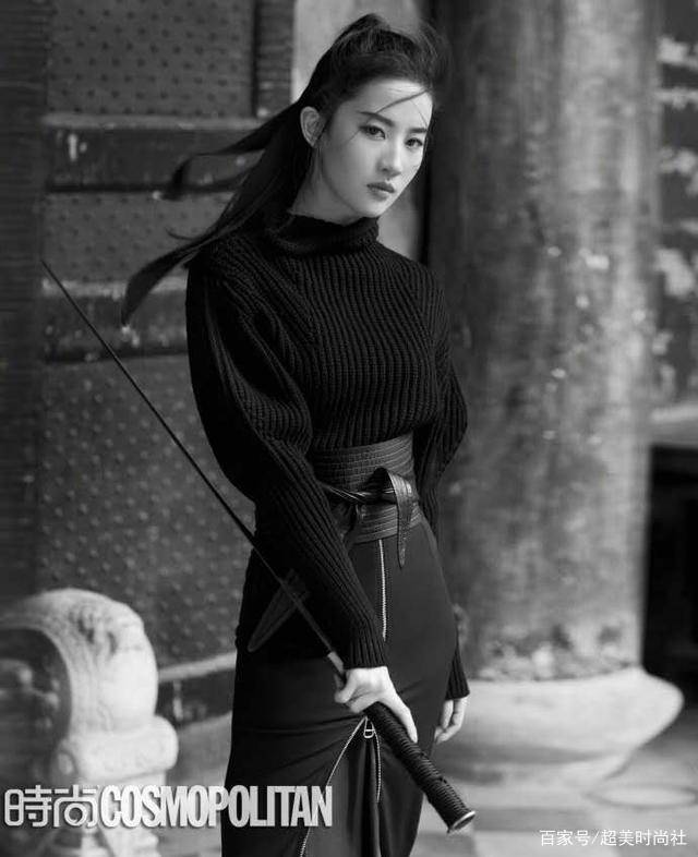 纱裙|天仙下凡换风格，刘亦菲vogue帅极了，五颜六色驾驭无压力