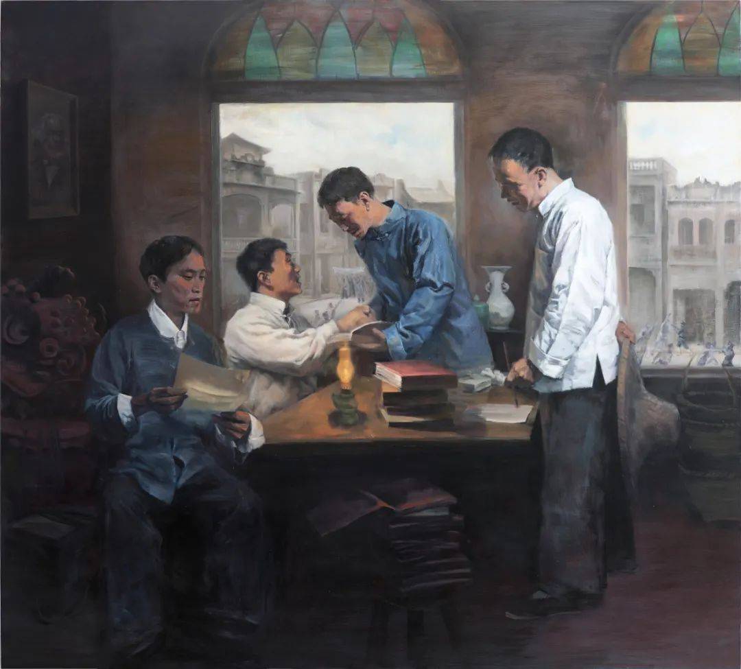 200cm2021年莫松年洪流192761广州起义大沥战斗雕塑38cm×24cm