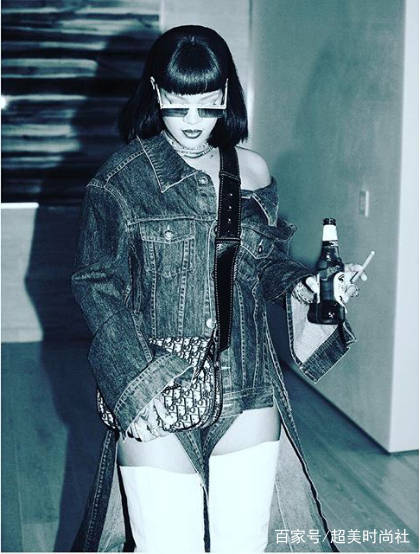 Rihanna|日婆蕾哈娜skr人才，把机车搬上秀场还不过瘾现成“内衣贩子”？