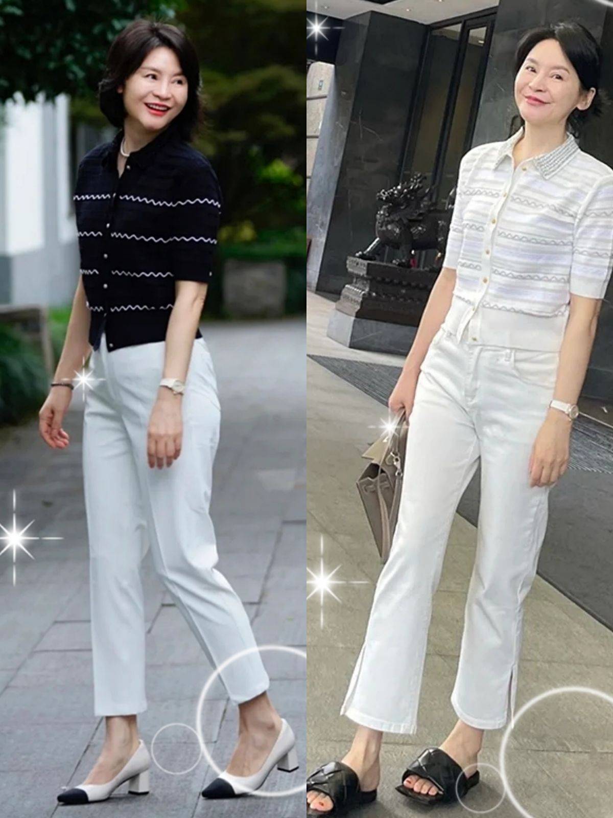 设计|过于真实的50岁女人穿搭，没有“设计款+大波浪”，也能气质惊艳