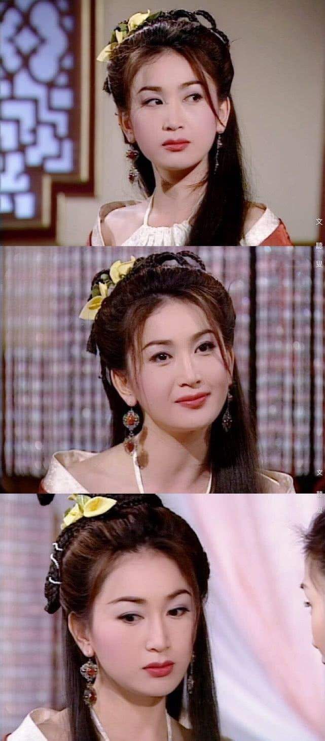 女子|一字肩造型的古装美女,温碧霞美艳动人,高圆圆脱俗!