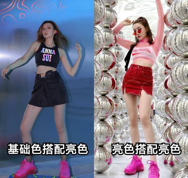 整体|今年火了一种穿法叫:上衣短了“大半截”,配半身裙,好洋气显高