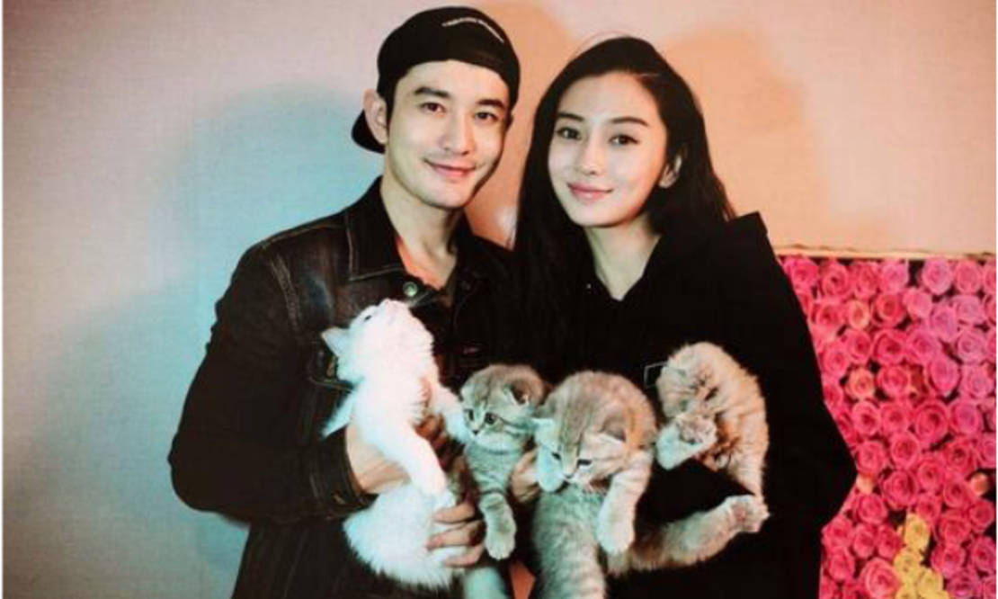 原创黄晓明被曝贱卖豪宅，疑和baby分割财产，前不久还穿情侣装秀恩爱！