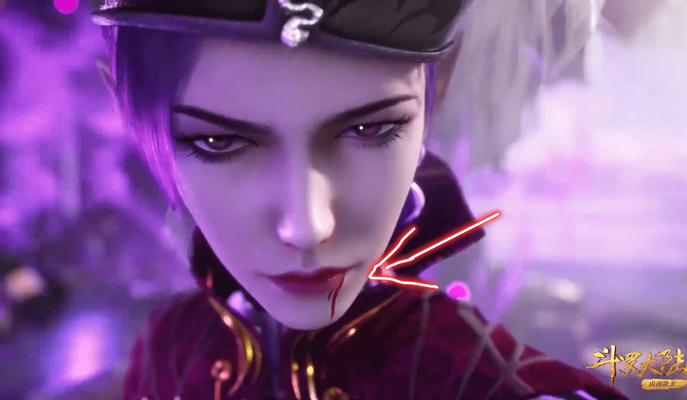 图片[4]-斗罗：唐三的霸王枪就是猛，当看清紫珍珠的嘴角，一枪捅得她流血-魔性次元
