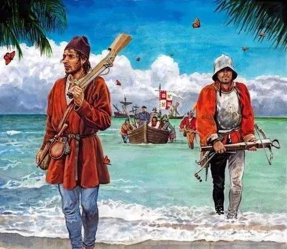 原创15世纪末的西班牙殖民者对抗印第安人时一条狗抵得上10个人