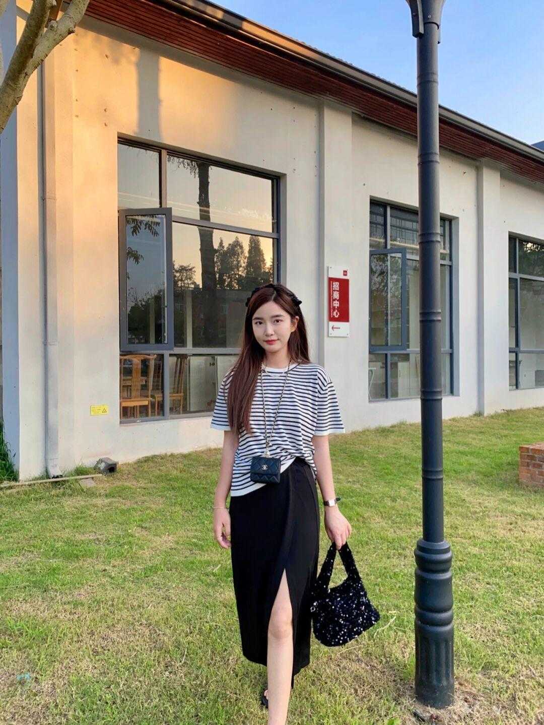 小个子|今年有种火叫过膝裙,小个子的福利,知性优雅还大方